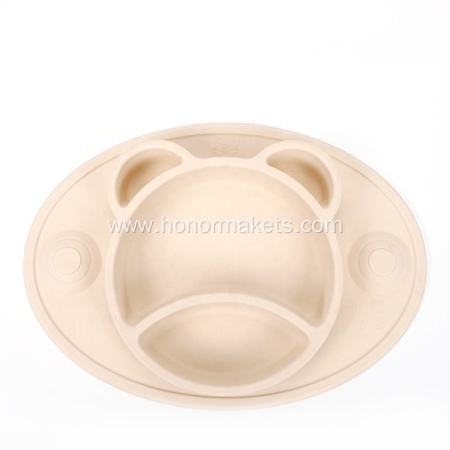 Silicone Baby Bear Food Plate